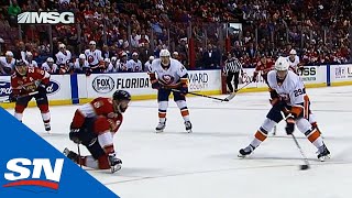 Brock Nelson Makes Slick Move Around Keith Yandle To Score Pretty Goal [upl. by Odeen236]