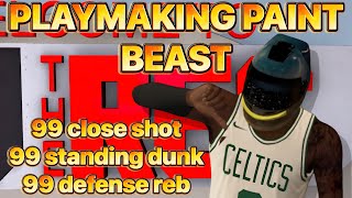 BEST CENTER BUILD IN NBA 2K25 Best PLAYMAKING PAINT BEAST BIG MAN BUILD Best Build NBA 2K25 [upl. by Hanas541]