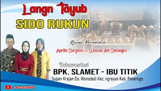 🛑LANGEN TAYUB SIDO RUKUN  LIVE DIRUMAH BP SLAMET  IBU TITIK Krajan Wonodadi ngrayun PO 3 [upl. by Puto453]