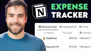 Notion Masterclass Build an Expense Tracker from Scratch [upl. by Eednac598]