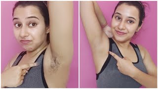 How to clean underarms  How to remove hairs from underarms at home  Underarms hair removal [upl. by Singh]