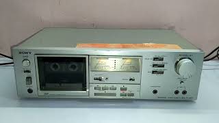 Sony TCK55 stereo 2head cassette deck [upl. by Icyak752]