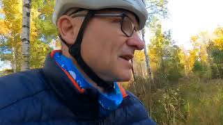 Biking the Mesabi Trail Sun Oct 15 2023 [upl. by Latsyc322]