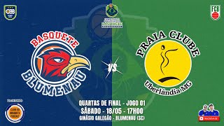 Basquete Blumenau x ConsigazPraia Clube  Campeonato Brasileiro de Basquete 2024  AO VIVO [upl. by Lawtun]