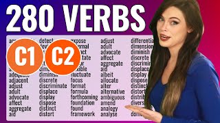 280 Verbs Every ADVANCED Learner Needs to Know 🇬🇧🇺🇸 Part 3 [upl. by Richards67]