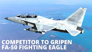 KAI FA50 Fighting Eagle Competitor To Gripen JF17 amp HAL Tejas [upl. by Nallak112]