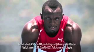 Virgin Media New TV Ad 1 featuring Usain Bolt and quotBlotquot [upl. by Orrocos]