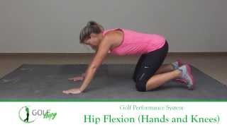 Golf Injury Prevention Exercise  Hip Flexion Hands and Knees [upl. by Filide286]