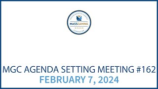 MGC Agenda Setting Meeting – February 7 2024 [upl. by Calendra]