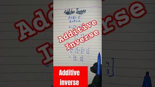 Additive inverse maths easymathmatics mathproblem [upl. by Schonfield]