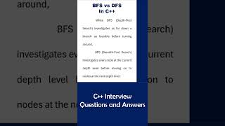 bfs vs dfs in c [upl. by Htinnek]