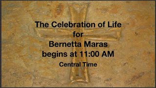 Celebration of Life For Bernetta Maras 09 19 24 [upl. by Byrle]