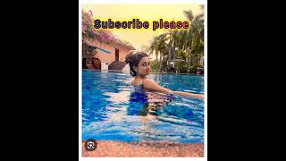 Titiksha Das bengali serial ankhi starjalsha dui salik swimming shorts short ytshorts viral [upl. by Gilford224]