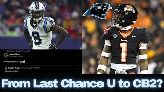 Is Last Chance U Star Rejzohn Wright the Carolina Panthers new CB2 [upl. by Girovard]