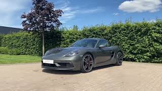 718 Cayman GTS 40  Aventurine Green  24 Plate [upl. by Efrem397]