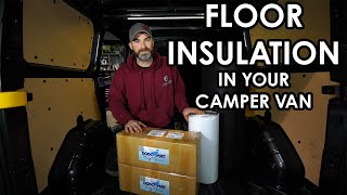 HOW TO PROFESSIONALLY FIT FLOOR INSULATION TO YOUR CAMPER Tips Tricks and Hacks [upl. by Ahsikrats665]