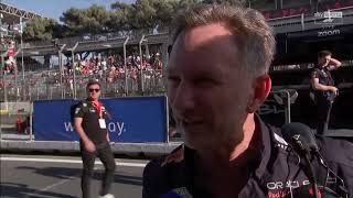 Christian Horner Post Race Interview  Reacts to Perez Crash  Azerbaijan Grand Prix 2024 f1 [upl. by Vivyanne]