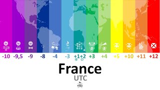 France UTC  Fuseaux horaires [upl. by Mozza531]