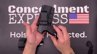 Sig Sauer P365 IWB KYDEX Holster  Rounded Gear by Concealment Express [upl. by Tamara]