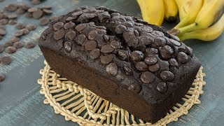 Moist Chocolate Banana Bread Recipe [upl. by Sigvard148]