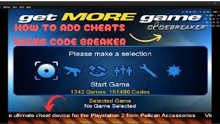 ADD CHEATS USING CODE BREAKER PCSX2 EASILY [upl. by Marjory]