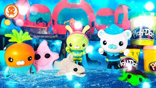 OCTONAUTS Disney Junior Learn with Play Doh Captain Barnacle and Octopod [upl. by Adlei]