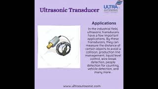 What is the Ultrasonic Transducer [upl. by Ainafets278]