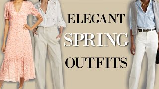 Elegant Spring Outfits for 2021  Classy Outfits for Well dressed Women [upl. by Donoho]