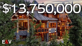 Inside This 13750000 Whistler LUXURY Ski Chalet  EV Exclusive [upl. by Amaryllis]