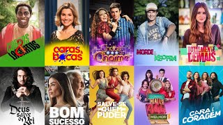 TODAS AS NOVELAS DO HORÁRIO DAS 7 DA GLOBO  DE 1965 Á 2022 [upl. by Drucill]