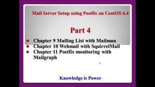 Mail Server Setup using Postfix on CentOS 64  part 47 [upl. by Aneekan]