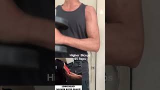 Day 140 how to grow biceps shorts virl motivation fitness fit shortsvideo short workout [upl. by Sprage811]