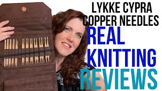 Lykke Cypra copper interchangeable knitting needle review [upl. by Tomkiel]