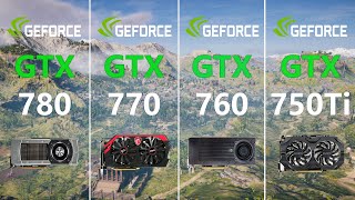 GTX 780 vs GTX 770 vs GTX 760 vs GTX 750 Ti Test in 6 Games [upl. by Larrej]