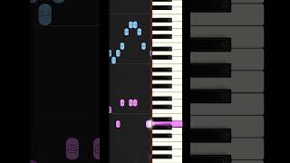 Sans EASY Piano Tutorial  Undertale shorts [upl. by Esorrebma781]