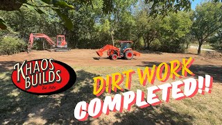 30x70 Metal Shop Build Dirt Work and Pad Development EP2 [upl. by Hellah]