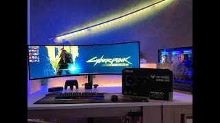 Test rtx 4080 asus tuf gaming oc 5120x1440 set up ambilight [upl. by Steward]