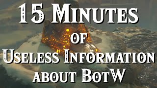 15 Minutes of Useless Information about BotW [upl. by Nitsuga]