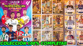 COLECCION 100 COMPLETA ADRENALYN XL 202324 LIGA EA SPORTS con AUTOGRAFOS [upl. by Lee303]