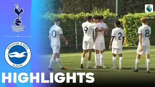 Tottenham vs Brighton  Highlights  U18 Premier League 16092023 [upl. by Arba459]