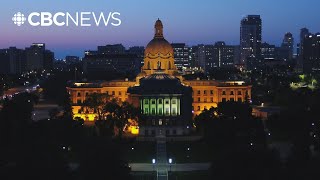 Alberta government forecasts a surplus at fiscal yearend [upl. by Ylsew223]