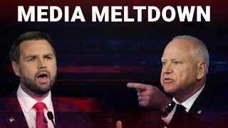 MSNBC CNN in meltdown after being forced to admit Walz lost the debate [upl. by Eirellav]