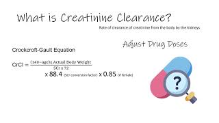 Drug Dosing in Renal Impairment CLAP in 60s with PharmaDoe [upl. by Ruscio836]