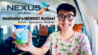 Flying on Australias NEWEST Airline Nexus Airlines from Darwin to Broome [upl. by Idnor]