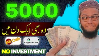 🔴 I Earn 5000PKR From This Earning App  Withdrawal EasyPaisa Jazz Cash 🔥 [upl. by Ailyt]