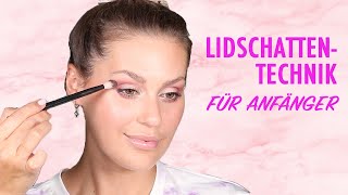 Makeup für Anfänger  Lidschatten schminken Step by Step Anleitung  Vicky Lash [upl. by Sheaff]