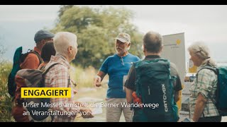 Unsere Wanderleitenden und unser Messeteam  unterwegs für die Berner Wanderwege [upl. by Fritz]