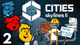 Thicc Floorplates and Carceral Urbanism Justin Roczniak Destroys Cities Skylines 2 with Friends [upl. by Nerhe733]