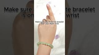 Protect your energy with Prehnite healingcrystalspiritualhealing bracelet crystal crystals [upl. by Yeargain733]