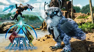 Taming Du Managarmrs amp SnowOwls sur The Island  Dans Ark Ascended [upl. by Anaed]